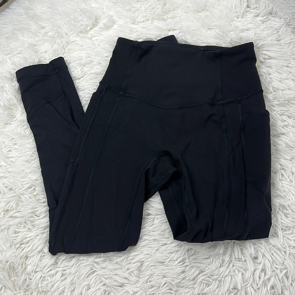 Lululemon All The Right Places Crop Black